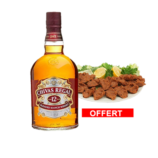 Bouteille Chivas 70cl + Plateau de çiğ köfte offerts